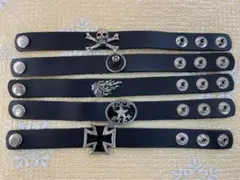 ロックスタイル レザーブレスレット