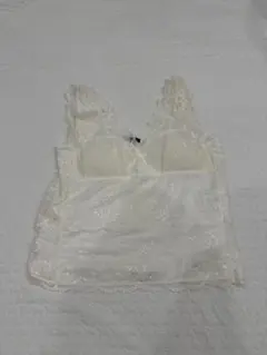 w closet アイボリー レースキャミソール