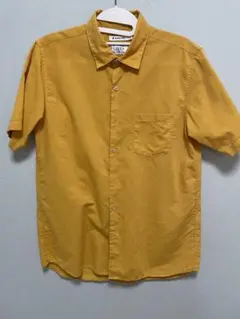 GLOBAL WORK 半袖シャツ マスタード