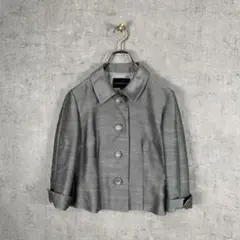 【美品】ヒロミチナカノ ジャケット 七分袖 光沢感 M　匿名配送