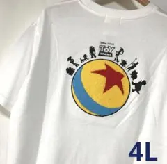 【新品】ディズニー　トイストーリー　サガラ刺繍　Ｔシャツ　4L 大きいサイズ