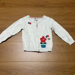 Petit Jam 花柄刺繍 カーディガン 80cm