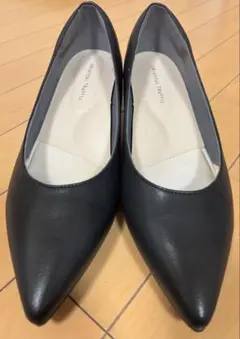 オリエンタルトラフィック 跳べるパンプス 黒 42 ポインテッドトゥ 4㎝ヒール