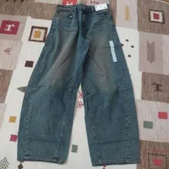 GUバレルレッグジーンズサイズXL新品