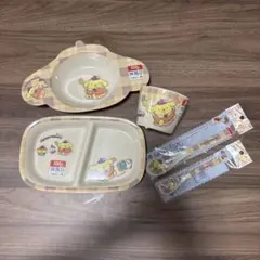 新品】ダイソー サンリオ プリン のんびりタイム メラミン食器 フル