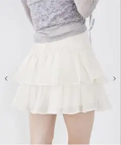【新品未使用】MAJESTIC LEGON＊ティアードフリルミニスカパン
