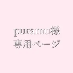 puramu様専用ページ