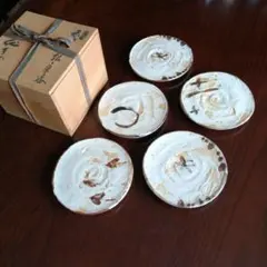 瀬戸焼　加藤作助　織部絵替小皿　10枚　大正～昭和中期 2026年最新】加藤 作助の人気アイテム - メルカリ