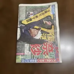 2025年11月10日スポニチ