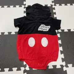 ミッキーマウス　ロンパース半袖　70~80cm