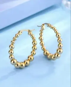 フープピアス ピアス(両耳用)