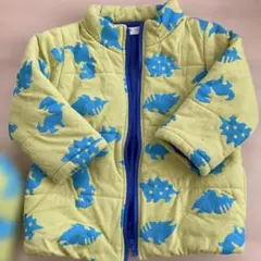 恐竜柄キルティングアウター　　90センチ　　BABY CHEER