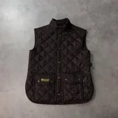 GQ3494◇Belstaff : イタリア製 キルティングベスト◇40◇