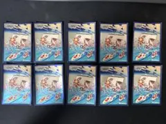 ワンピースカードゲーム　公式スリーブ　10枚　ドンカード　浮世絵　英語版　1周年のサムネイル