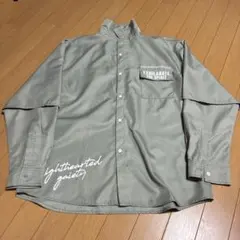 カーキ長袖シャツ Lサイズ