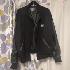 Cisco Systems M　袖革スタジャン MADE IN CANADA