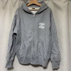 新品未使用】PIZZA OF DEATH ジップアップパーカー グレー M - メルカリ