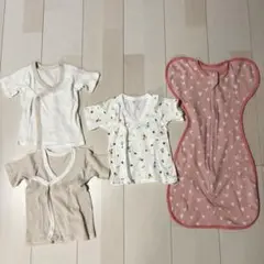 スワドルSサイズ 短肌着セット