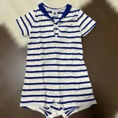 no.25 ストライプロンパース 12m/71cm