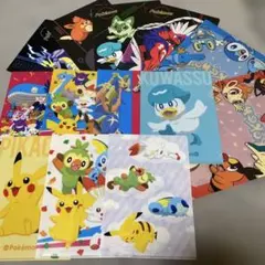 ポケットモンスター・ポケモンクリアファイル&下敷き⁇