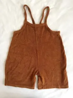 organic zoo テラコッタ　ダンガリー　サロペット2-3y
