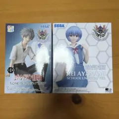 エヴァンゲリオン新劇場版 プレミアムフィギュア カヲル 綾波レイ 2体セット