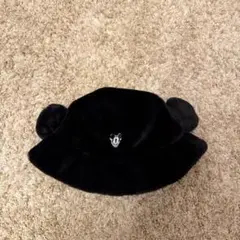 ミッキー　バケットハット　58cm ブラック