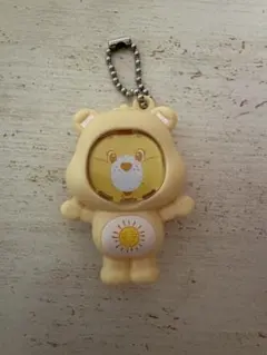 ケアベア ガチャガチャ フォトフレーム マスコット ファンシャインベア 黄色