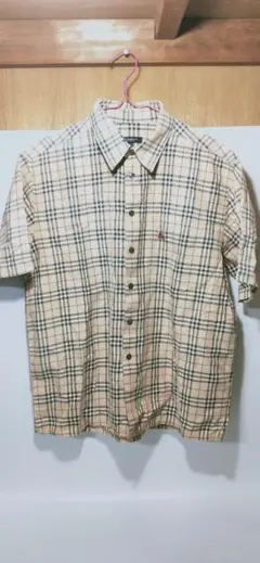 Burberry ノヴァチェック柄 ジップアップ 半袖 - メルカリ