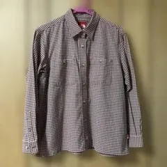 THE NORTH FACE チェック柄 長袖シャツ L