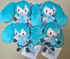 初音ミクシリーズ ふわぷち ミニぬいぐるみ 初音ミク 4点セット