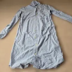 Ralph Lauren ストライプ長袖シャツワンピース XS