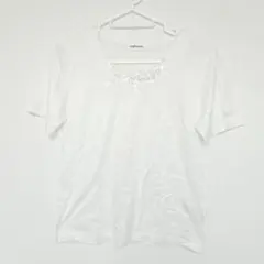 NEWYORKER 半袖Tシャツ ホワイト スパンコール装飾のサムネイル