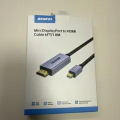 Mini DisplayPort to HDMI 1.8m ケーブル