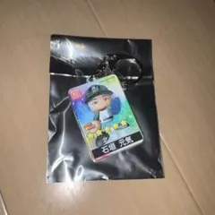 千葉ロッテマリーンズ 石垣元気　パワプロ　レンチキュラーキーホルダー