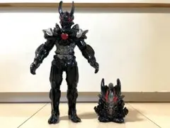 ソフビ　指人形　ウルトラマン　ウルトラ怪獣　ダークルギエルのセット