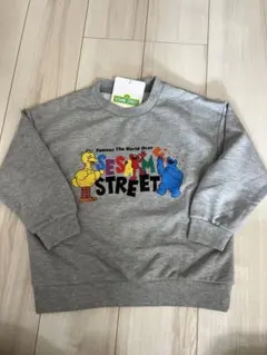 セサミストリート トレーナー 120サイズ グレー