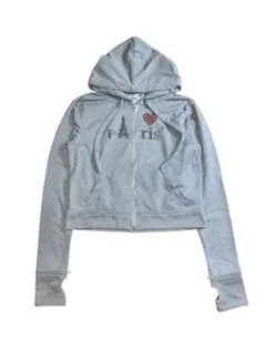 新品 Dinoworks 最新 パーカー フーディー PARIS PORIS DINOWORKS ディノワークス PORIS SHINE HOODIE ジップアップ