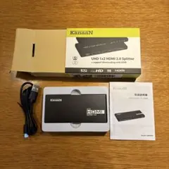 KanaaN HDMIスプリッター1入力4出力分配器 HDCP
