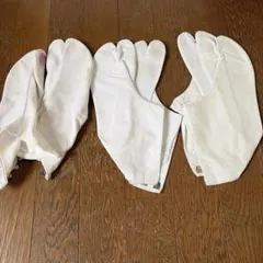 足袋2足、足袋カバー1足(新品、中古品)