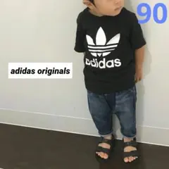 新品タグ付☆アディダス オリジナルス キッズ ベビー ロゴTシャツ 90cm