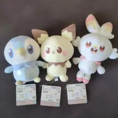 ポケピース ぬいぐるみ ピチュー・ポッチャマ・ヒバニー