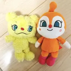 アンパンマン けむりいぬのムクちゃん＆ドキンちゃん ぬいぐるみ ぷりちぃビーンズ