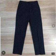 ユナイテッドアローズ　ドットジャガードスリムパンツ　38