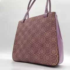 サルヴァトーレフェラガモ　トートバッグ　ガンチーニ　ピンク