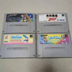 スーパーファミコン ゲームソフト 4本セット