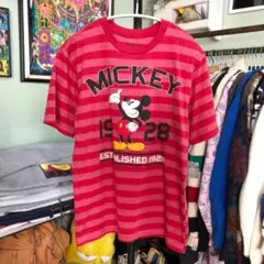 【フォロワー割】 未使用！ ディズニー ミッキーマウス キャラクター Tシャツ