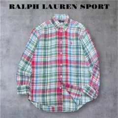 RALPH LAUREN SPORT リネン シャツ マドラスチェック 4のサムネイル