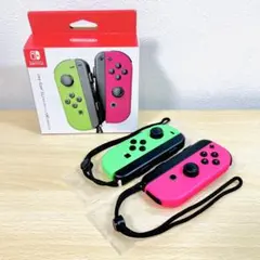 Nintendo switch Joy-Conネオングリーン ネオンピンク