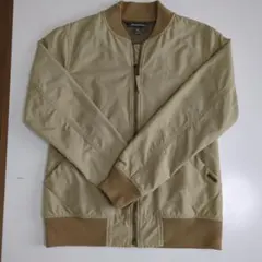 Eddie Bauer キルティングブルゾン Mサイズ ベージュ